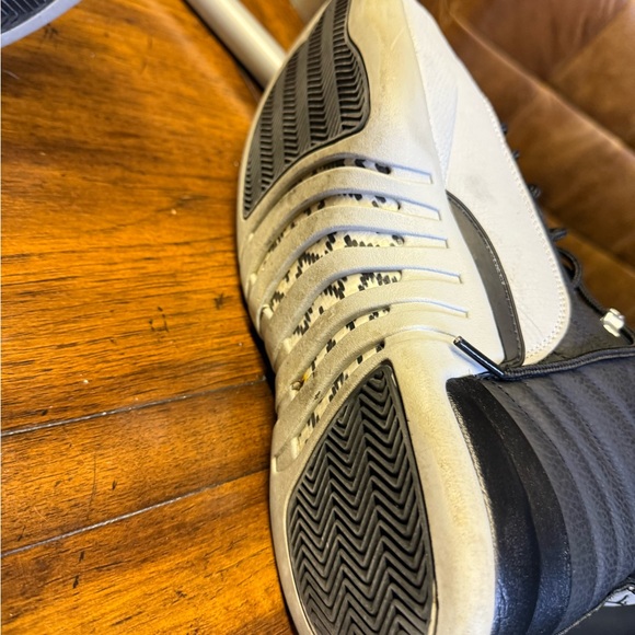 Jordan 12 Retro Barrons. Grey On Black - Picture 4 of 7